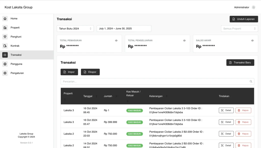 Laksita Group Web Development