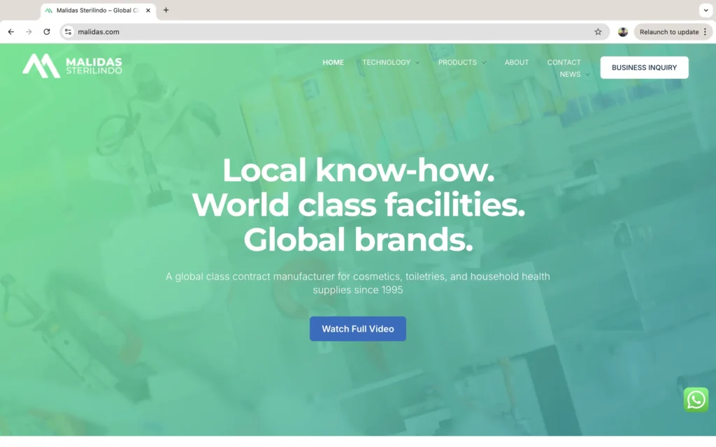njrplus with Ruang Tumbuh Bersama develop Malidas Website
